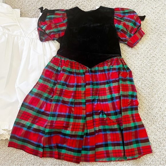 Vintage Girl Dress Lot Wedding Red Christmas Pink Handmade 7 pc Sz 18 mo 2 5 6 - Picture 9 of 16